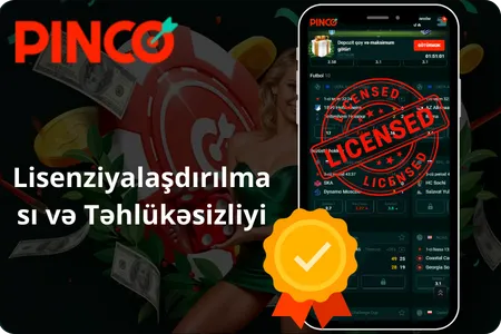 Pinco Kazinosunun Lisenziyalaşdırılması və Təhlükəsizliyi