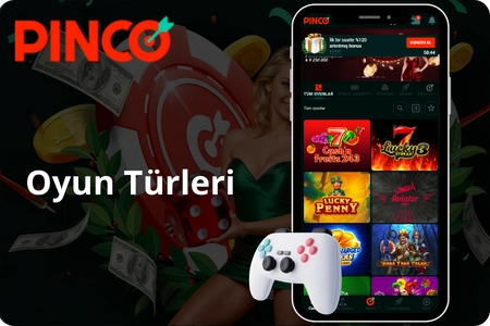 Pinko casino Oyun Türleri