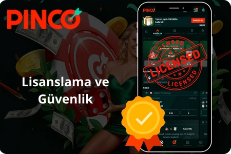 Pinco Casino Lisanslama ve Güvenlik